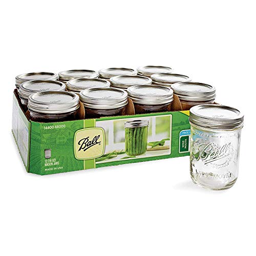 Wide Mouth Pint 16 (Pint / 16 Ounce (Pack of 12))