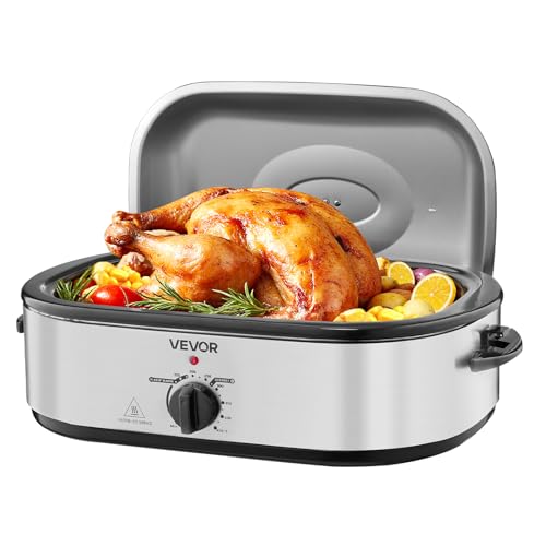 Roaster Oven 18QT Electric Roaster Oven (Silver / 18QT)