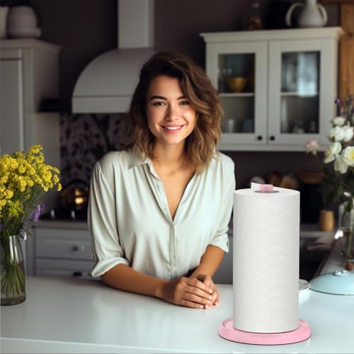 Pink Paper Towel Holder Countertop