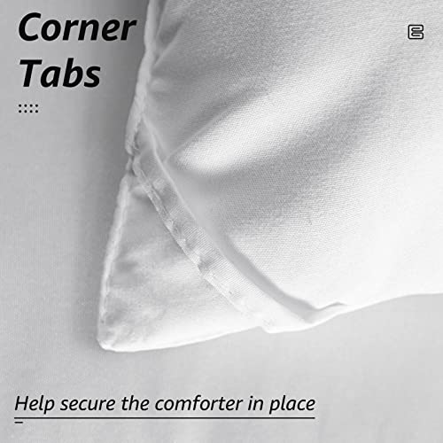 All Season Twin Size Bed Comforter (White / Twin（64*88）)