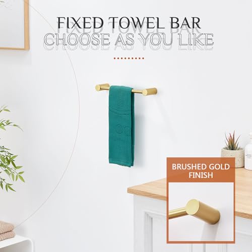 Bathroom Towel Bar 16 (Brushed Gold / 16-Inch)