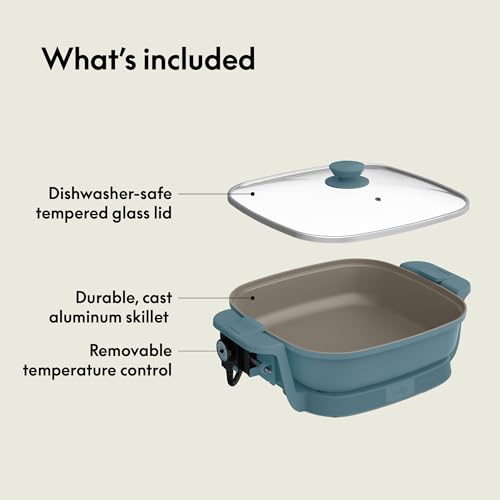 Fits Anywhere SAUTE Make & Take Skillet (12" x 12" / Surf)