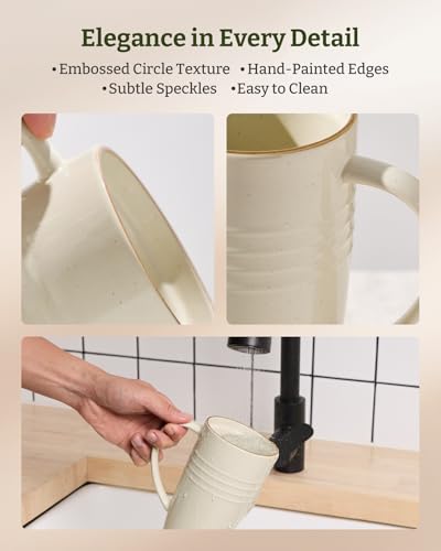 Jupiter Large Coffee Mug (Jupiter-Vanilla White / 2pcs)