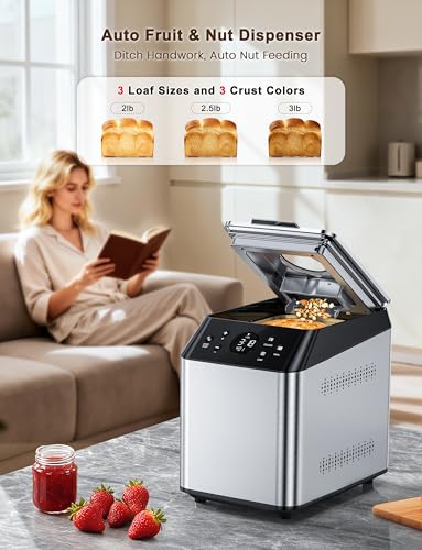 750W Programmable Bread Maker (3LB Family Size)