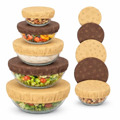 Beeswax Bowl Covers Set of 5