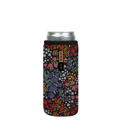 CanSok Sleeve for Beer & Soda Insulated Neoprene Cover (Picnic Basket / 12oz Slim Can Sleeve)
