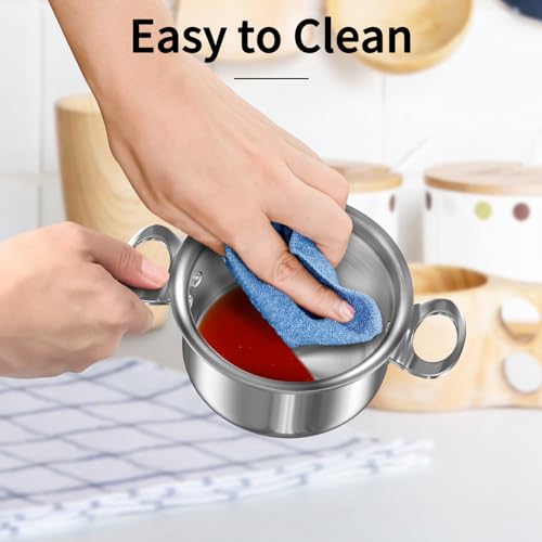 Mini Sauce Pan with Lid (0.42 QT / Silver)