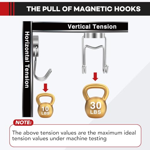 Magnetic Hooks for Cruise Cabins 30Lbs+ Heavy Duty Magnet Hook