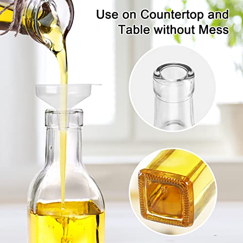 Olive Oil Dispenser Bottle for Kitchen (Clear / 17 Ounces-3 Pack)