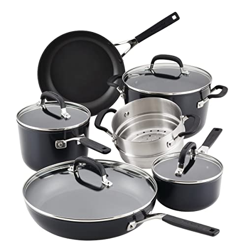 Hard Anodized Nonstick Cookware (Cookware Set (10 Piece))