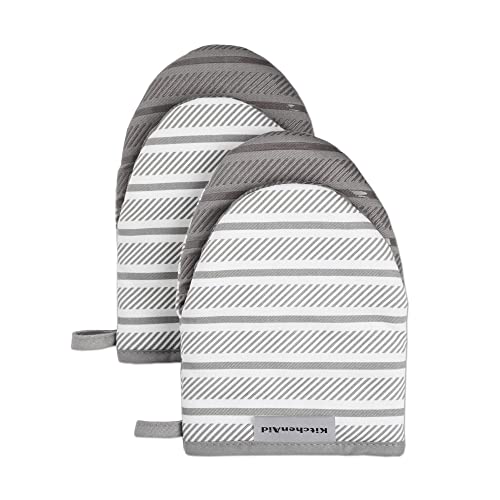 Albany Mini Oven Mitt 2 (Gray / 5.5"x8")