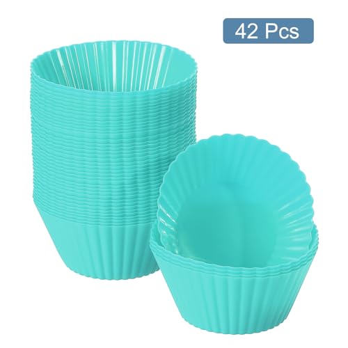 42Pcs Silicone Cupcake Liners