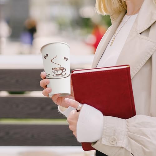 180 Pack 16 oz Coffee Cups (White / 16OZ-180PACK)