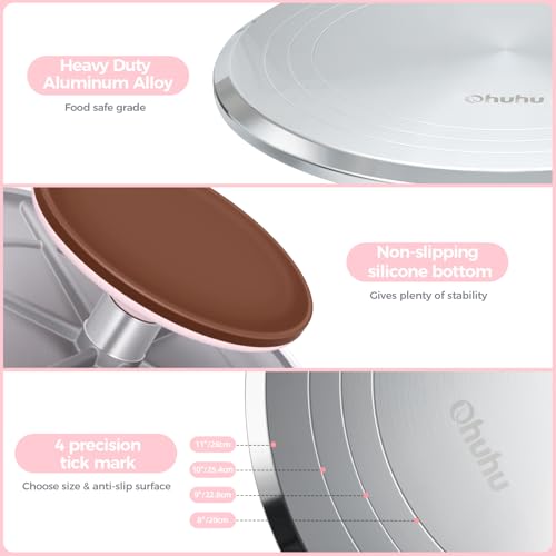 Cake Turntable (Pink / Set 12 inch)