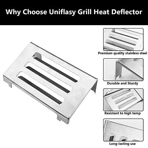 67060 Heat Deflector for Weber Spirit II 200 & 300 Series Grills (7.75" x 4.5" x 2.125" - 67060 Universal)