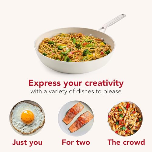 Hard Anodized Ceramic Induction Pots and Pans (Porcelain / 10 Piece Cookware Set)