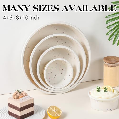 10 inch Silicone Round Cake Pans with Metal Reinforced Frame (Round / 10 inch)