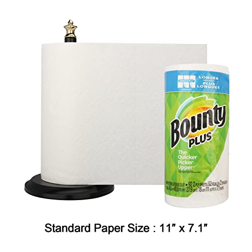 Paper Towel Holder Stand for Kitchen Countertop & Dining Room Table (Gold / Classical)