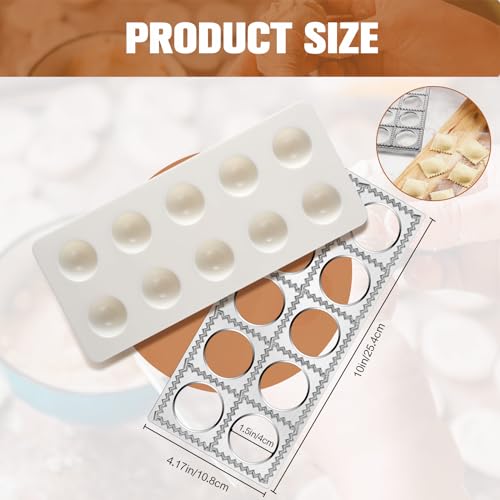 12 Piece Ravioli Mold Set with Press (DDYM-SGM-12)