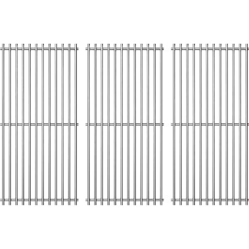 18-1/8" Stainless Steel Grates Replacement for Charbroil 463263110, 463268107, 463271309, 463271312, 463271313, 463271314, 463271315, 466231711, 466247310, 466247512 Kenmore Gas Grill (18 1/8 x 30 inch)