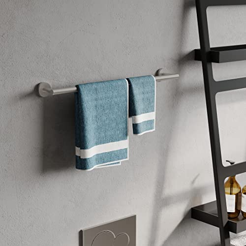 18 Inches Brushed Grey Towel Bar for Bathroom Kitchen Hand Towel Holder Dish Cloths Hanger SUS304 Stainless Steel RUSTPROOF Wall Mount (Brushed Grey / 18 inch(Center to Center))