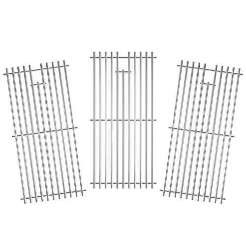 Grill Grates for Charbroil Advantage 4 Burner 463343015 463344015 463344116 463240015 Gas2coal 463340516 (16.93" D x 24.93" W)