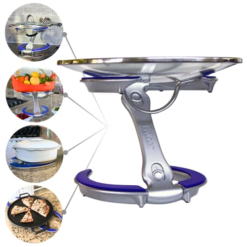 Pot Lid Holder While Cooking (Royal Blue)