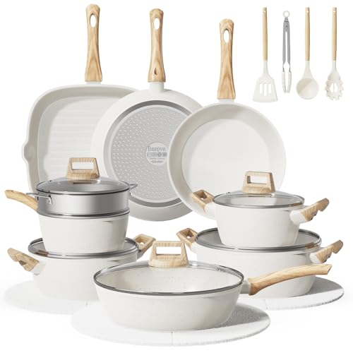 24Pcs Pots and Pans Set Non Stick