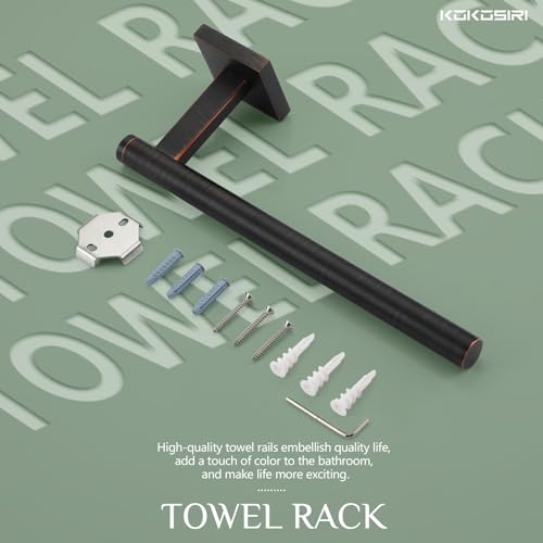 Bathroom Towel Bar Hand Towel Holders Wall Mount Toilet Kitchen Cabinet Paper Holder Stainless Steel Bath Accessories Oil Rubbed Bronze (Oil Rubbed Bronze / 1 Pack)