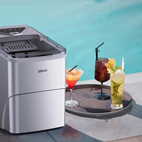 Ice Makers Countertop (Silver / 26lbs)