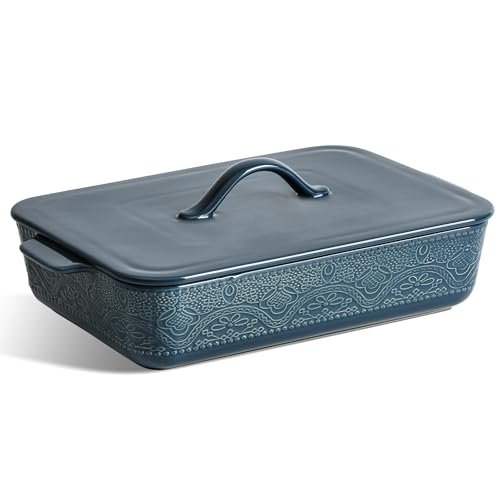 Casserole Dish with Lid (Blue)