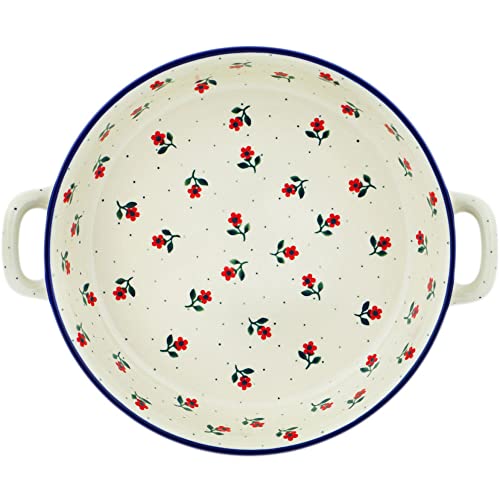 Round Baker with Handles 10 (Auntie Em Scarlet)