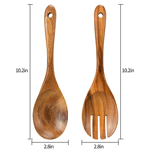 10.2in Wood Salad Servers (Salad Servers)