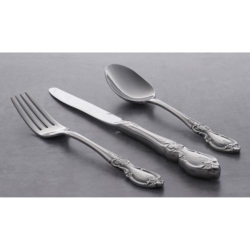 Louisiana Dinner Spoons Silverware Set for 4 (Dinner Spoons 4-Piece (6.8"L x 1.5"W))