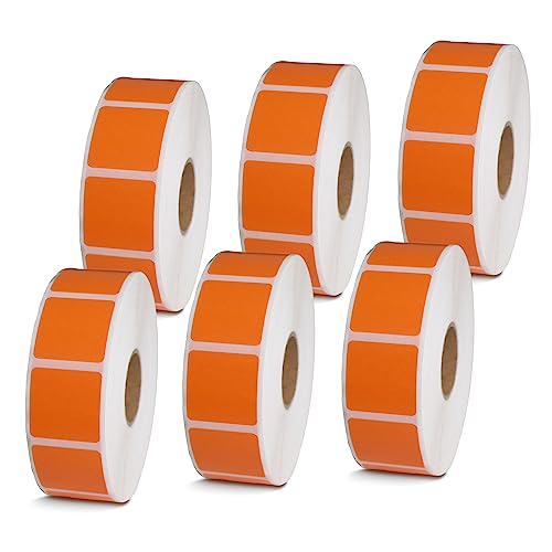 1" x 1" 25 mm x 25 mm (1 in x 1 in / Orange)
