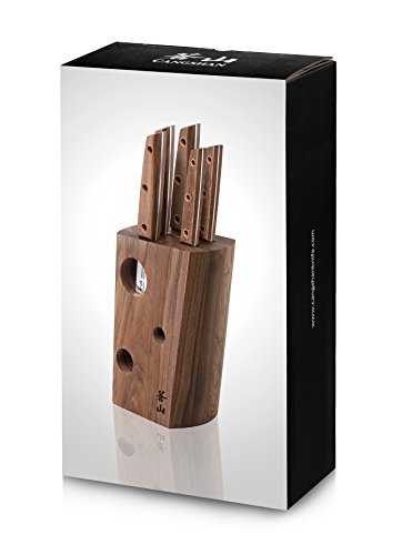 W Series 6 Piece German Steel Knife Block Set