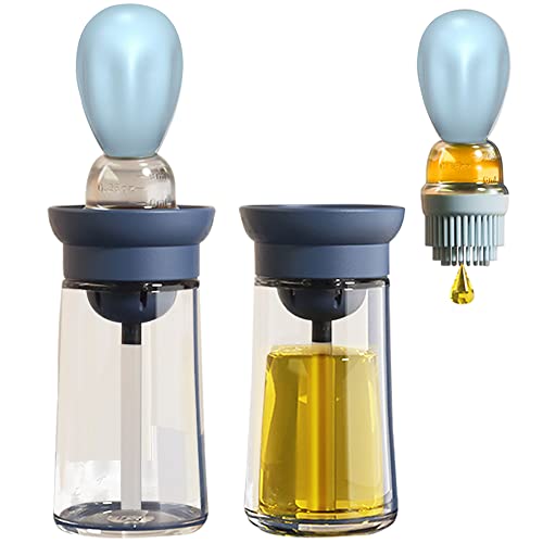 Oil Dispenser with Brush (2pcs Blue)