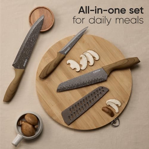 39pcs Pots and Pans Set (Brown / 39 Piece)