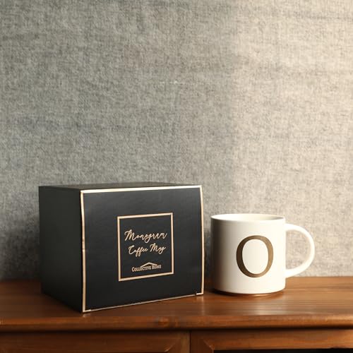 Monogram Ceramic Mugs (gold-O)