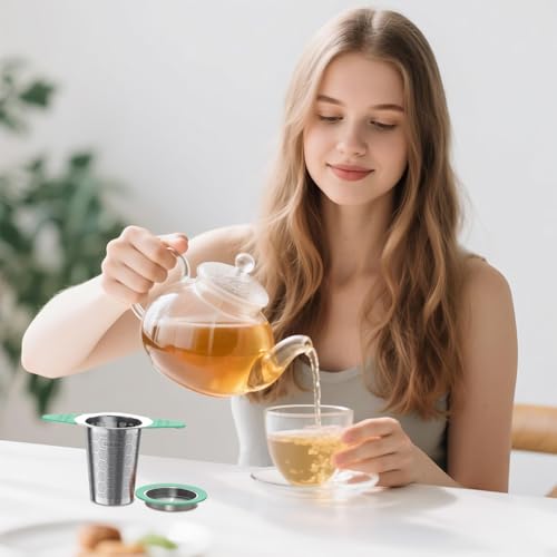 Tea Infuser for Loose Leaf Tea (1 Pack - Spring Green)