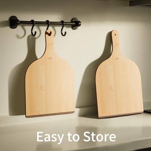 Wooden Pizza Peel (12-inch 4 pcs)