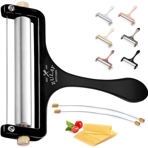 Stainless Steel Wire Cheese Slicer (Matte Black)