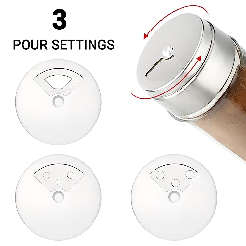 Spice Jar with Shaker Lids (4oz / 120ml_Big Hole)