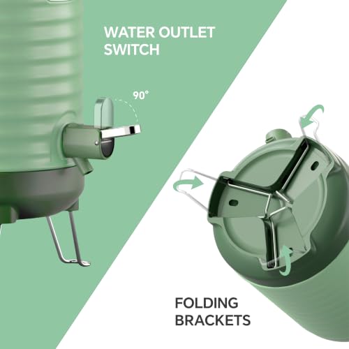Insulated Beverage Dispenser 1.4gal (Ivy Green for camping / 1,4gal)