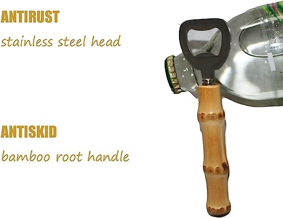 2PCS Stainless Steeel Beer Bottle Openers (2 Count)