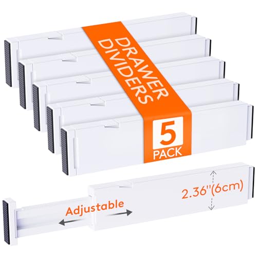 2.36" Upgrade Kitchen Drawer Dividers (5 Count)