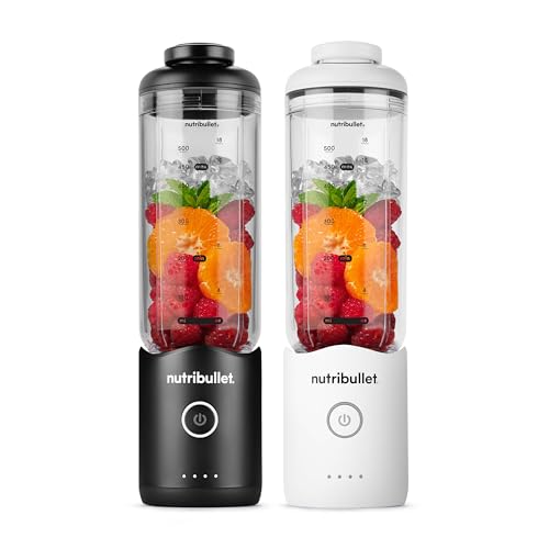 Flex portable blender 22oz 2Pack NBPB30200AKAW (Black and White)