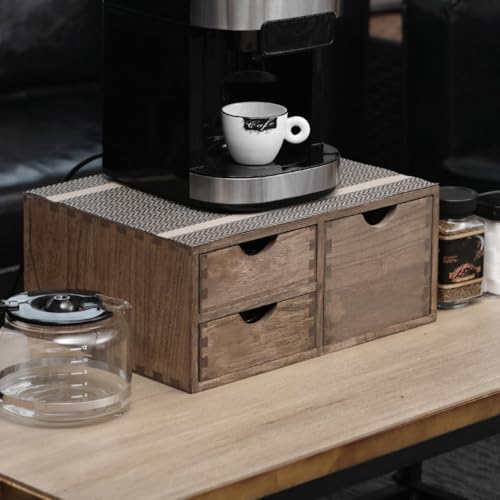 Coffee Pods Storage Drawer Holder for Capsules (HD-CF2D3C-DK-US)