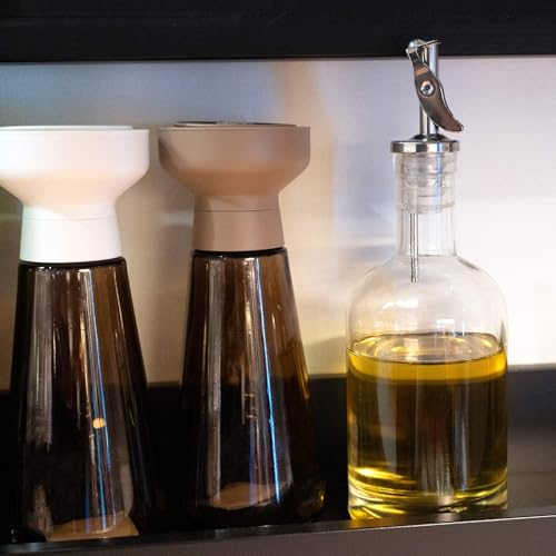 4 Pack Olive Oil Dispenser Spout (Silver / 4pcs)