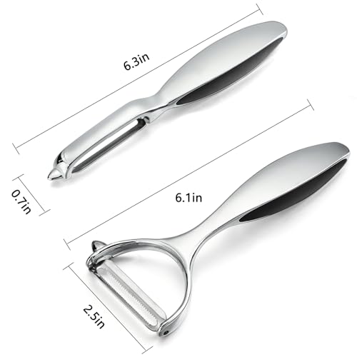 Vegetable Peeler Stainless Steel Potato Peelers Y (2 Count)
